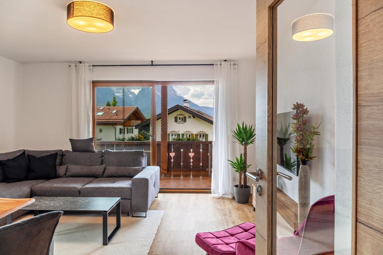Alpblick Apartment Alpspitze 가르미슈파르텐키르헨 외부 사진